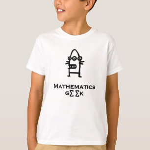 T-shirt Geek mathématique de trois yeux