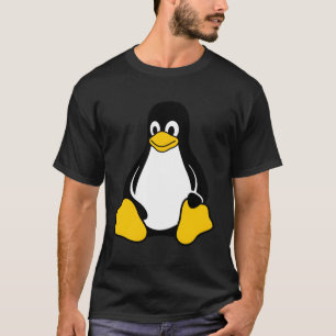 T-shirt Geek Nerd Linux Tux Penguin Open Source