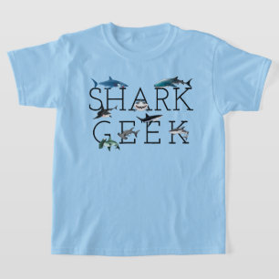 T-shirt Geek requin