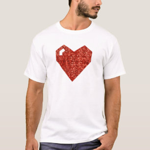 T-shirt geeky valentines coeur du jour