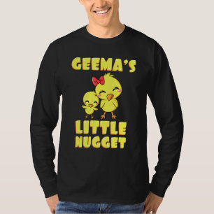 T-shirt Geemas Little Nugget Chicken Grandma Mothers Day