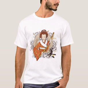 T-shirt Geisha Artistes Culture Cute