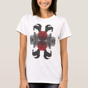T-shirt Geisha dans les fours "une réflexion "
