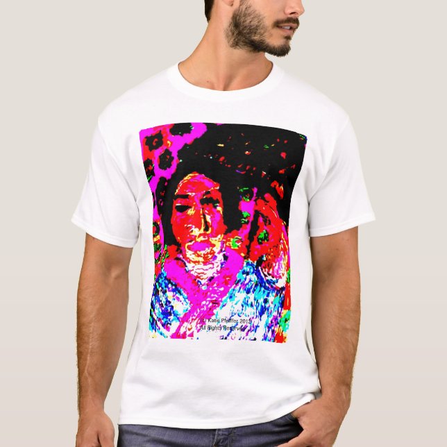 T-shirt Geisha d'art de bruit par Katie Pfeiffer (Devant)