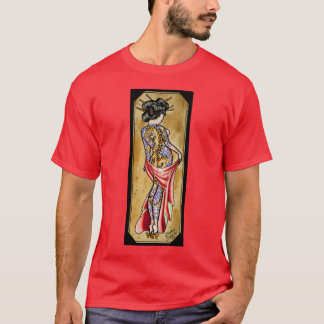 T-shirt Geisha de tigre