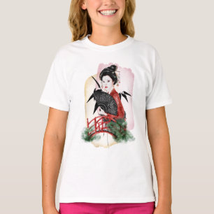 T-shirt Geisha Girl Artiste japonaise