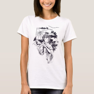 T-shirt Geisha Kimono Japon