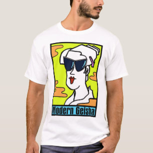 T-shirt Geisha moderne
