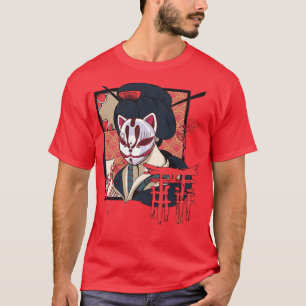 T-shirt Geisha Samurai Japon Culture Japonaise Kawaii Geis