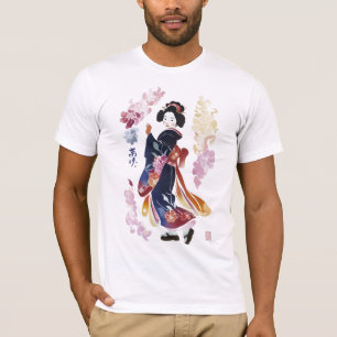 T-shirt Geisha traditionnel