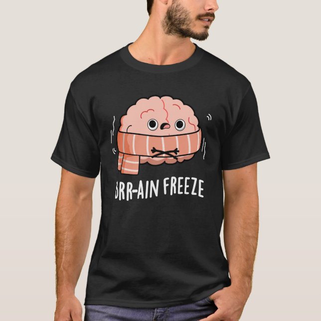 T-shirt Gel cérébral Biologie amusante Anatomie Pun Dark B (Devant)