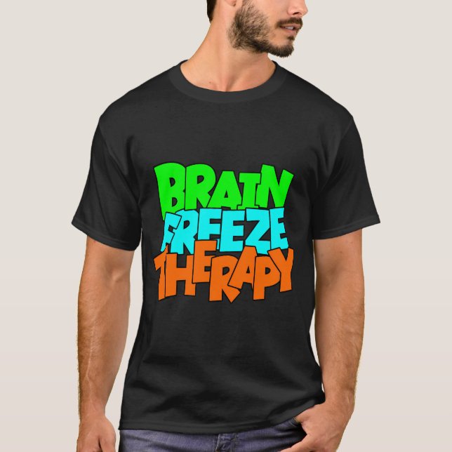 T-shirt Gel du cerveau (Devant)