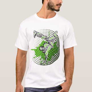 T-shirt Gel fait d'une main de smurf