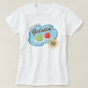 T-shirt Gélatine 2 saveurs Yummy Drôle Design Rétro