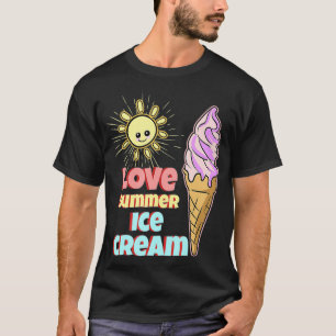 T-shirt Gelato Ice Cream Party Squad Amour amusant Glace é