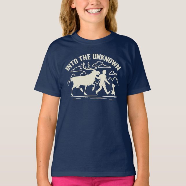 T-shirt Gelé 2| Sven, Kristoff & Olaf dans l'inconnu (Devant)