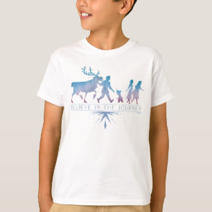 T-shirt Gelée 2 : Anna, Elsa et ses amis  Le voyage