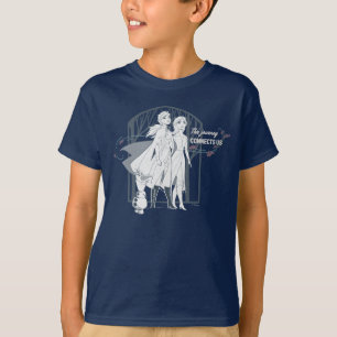 T-shirt Gelée 2 : Anna et Elsa Le voyage nous connecte