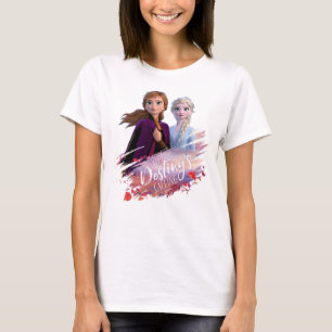 T-shirt Gelée 2 : Anna et Elsa  Mon destin appelle
