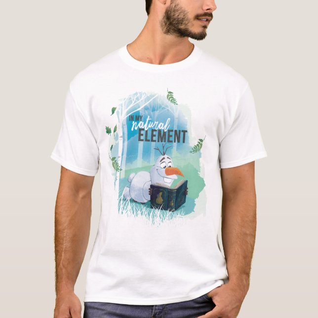 T-shirt Gelée 2 : Olaf| Dans Mon Élément Naturel (Devant)