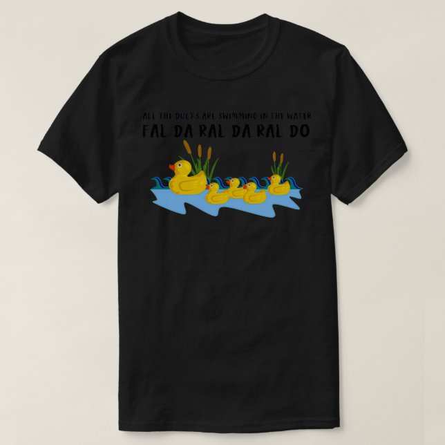 T-shirt Gelée De Citron Beau Météo Pour Canards (Design devant)