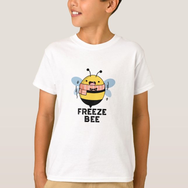 T-shirt Geler Bee Funny Insect Pun de bogues (Devant)