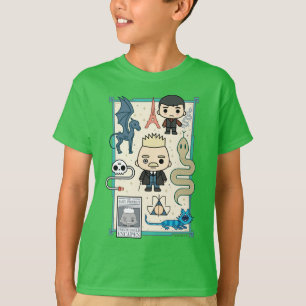 T-shirt GELLERT GRINDELWALD™ et dessin sur os