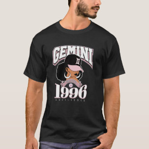 T-shirt Gémeaux 1996 Caractères du Zodiaque à Peau Mélanis
