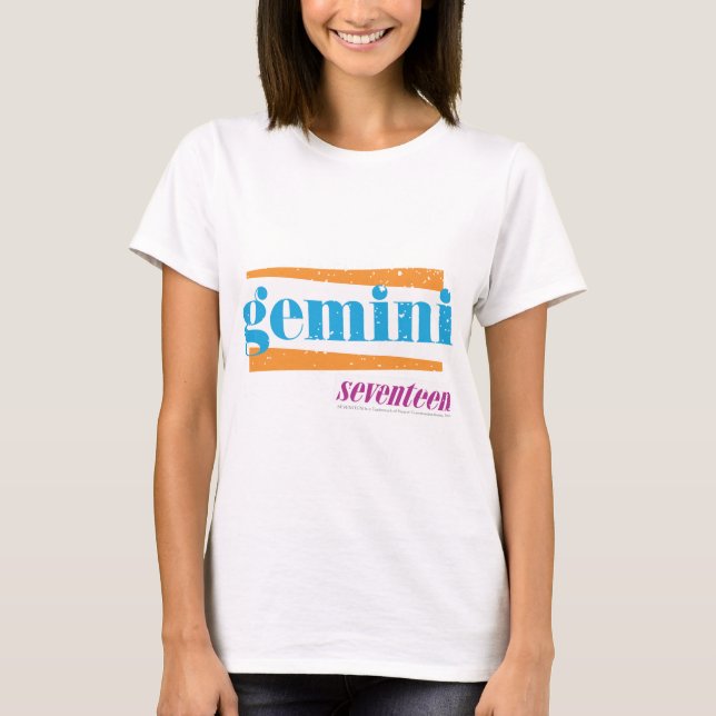 T-shirt Gemini Aqua (Devant)
