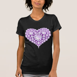 T-shirt Gemmes cardiaques d'méthyste
