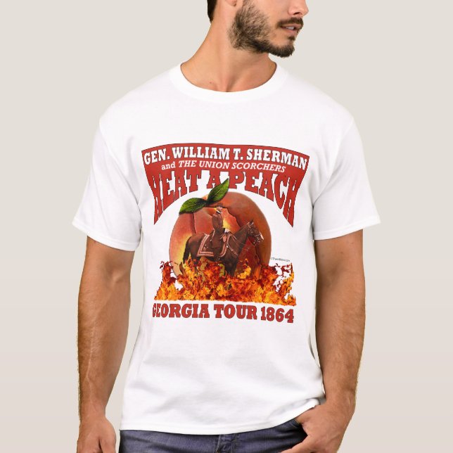 T-shirt GEN Sherman la "chaleur chemise 1864 de visite (Devant)