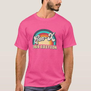 T-shirt Gen X 1969 Edition Rétro Génération Xers Hommes Fe