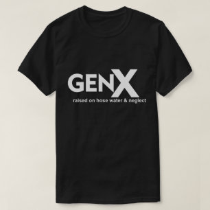 T-shirt GEN X élevé sur l'eau du tuyau et la négligence