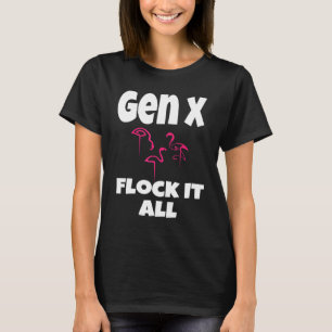 T-shirt Gen X Flock It All Flamant rose Generation X Dit H