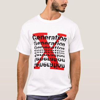 T-shirt Gen X - La génération perdue
