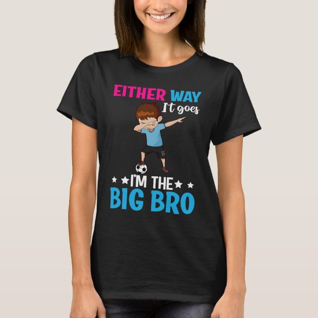 T-shirt Gender Announcement Either Way it goes  I'm The Bi (Devant)