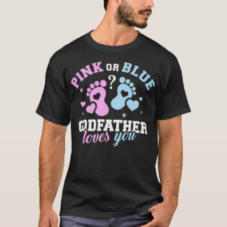 T-shirt Gender reveal godfather Premium 