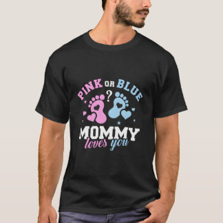 T-shirt Gender Reveal Mommy Mom