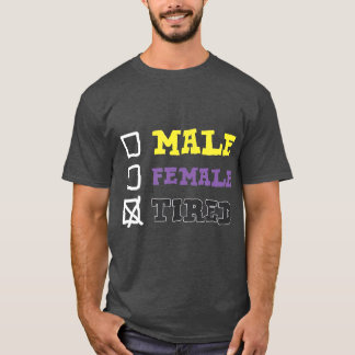 T-shirt Genderfluide Androgyne non binaire