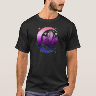 T-shirt Genderfluide céleste de la lune de Queer Pride B