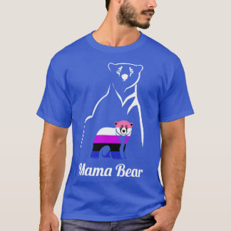 T-shirt Genderfluide Mama Bear LGBTQ