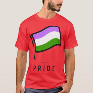 T-shirt Genderqueer LGBT Rainbow Flag Pride 2019 Parade Gi