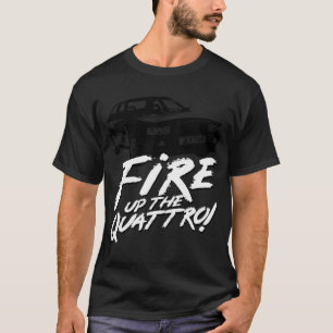 T-shirt Gene Hunt - Allumez la Quattro
