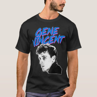 T-shirt Gene Vincent Retro Design graphique