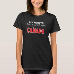 T-shirt Généalogie Canada Famille généalogiste des racines
