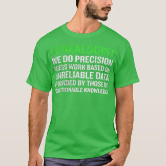 T-shirt Généalogie Signification Drôle Généalogistes Terme