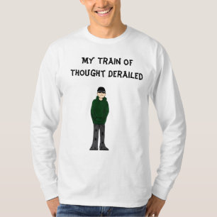 T-shirt général stupide de steve, mon train de pensée