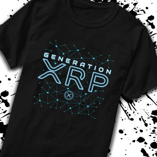 T-shirt Génération de crypto-monnaie XRP Crypto Blockchain