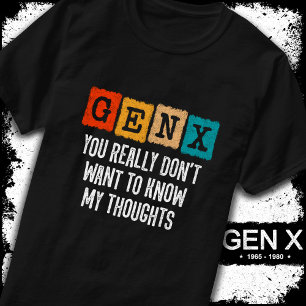 T-shirt Génération X 80s Kid Gen X Gen Xer Funny Gen X
