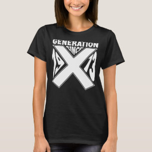 T-shirt Génération X depuis 1973 Anniversaire Rétro Vintag